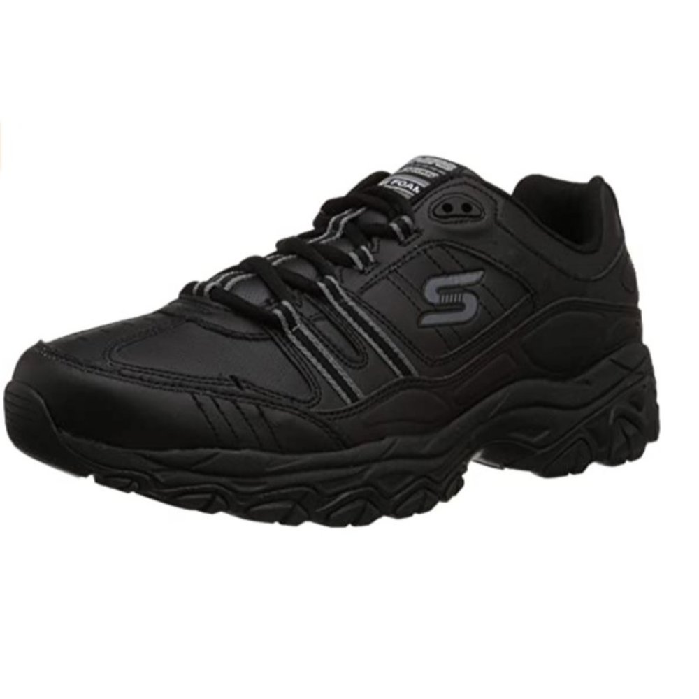Brand new size 9.5M Skechers Men's After Burn Strike On Athletic Sneakers Black